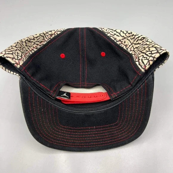 Air‎ Jordan Hat Men Black Cement Elephant Embroidered Jumpman Snap Back Cap